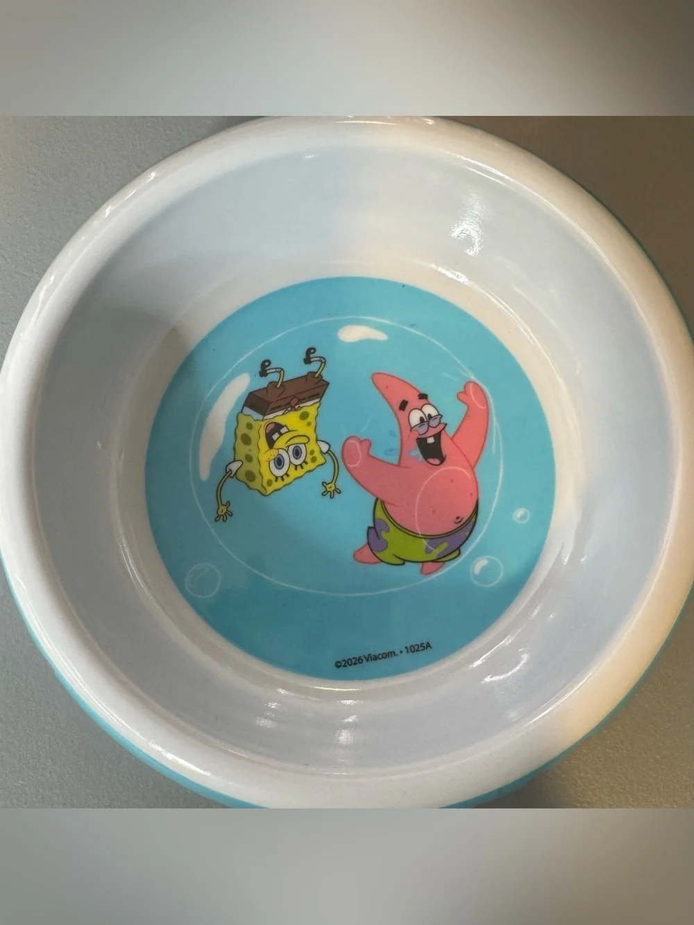 SpongeBob SquarePants Yellow & White Pet Bowl Patrick star playing dog feeding